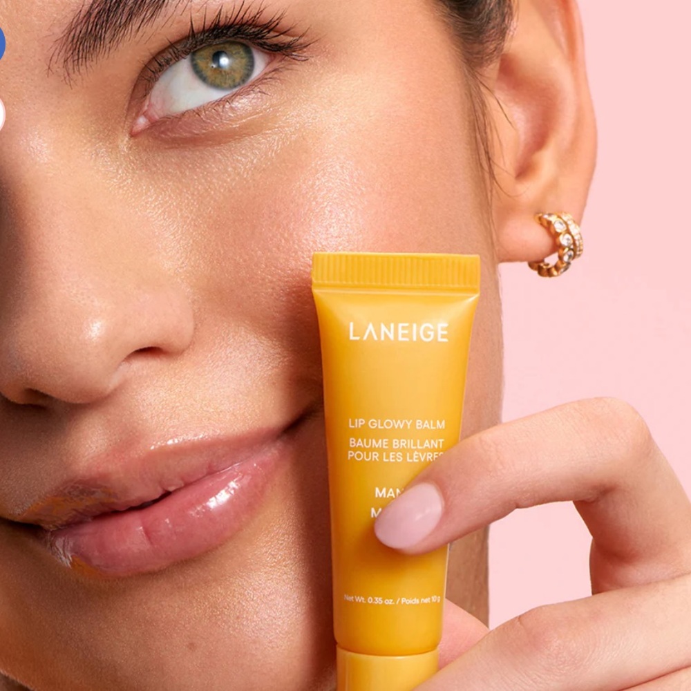 LANEIGE Mango Lip Balm in Bright Yellow - Picture 3 of 4